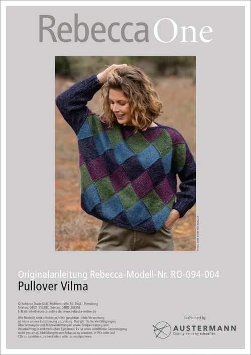 Anleitung - Pullover Vilma | rebecca - online.de