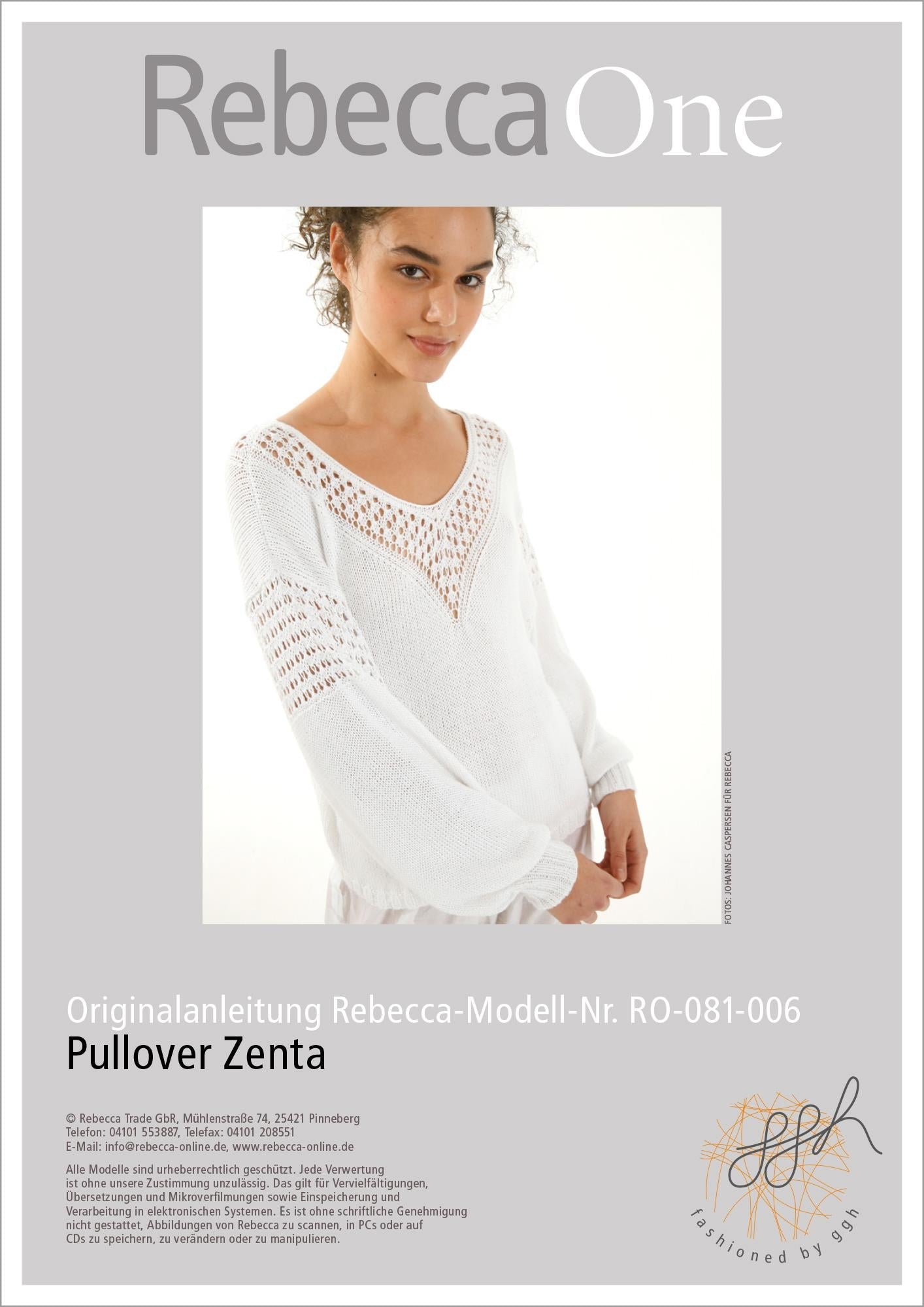 Anleitung - Pullover Zenta - Rebecca - Online.de
