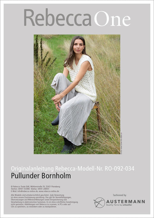 Anleitung - Pullunder Bornholm | rebecca - online.de