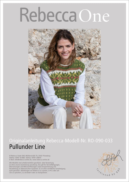 Anleitung - Pullunder Line | rebecca - online.de