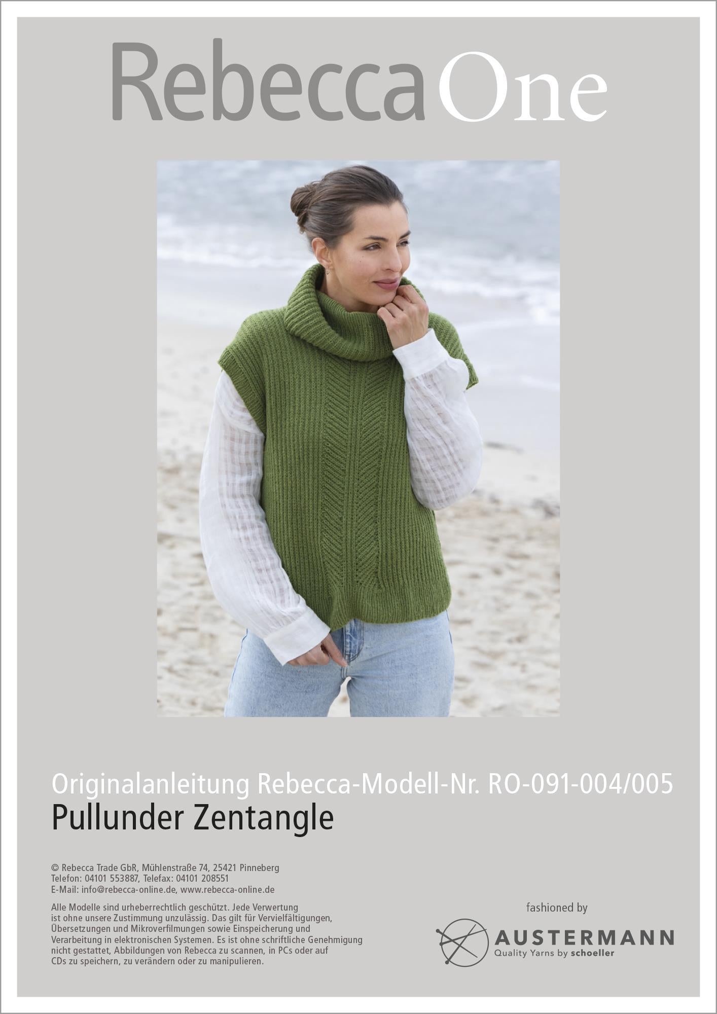 Anleitung - Pullunder Zentangle - Rebecca - Online.de
