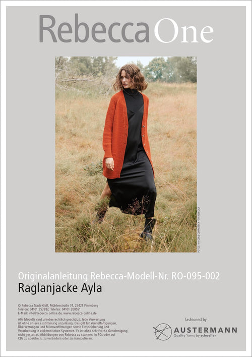 Anleitung - Raglanjacke Ayla | rebecca - online.de