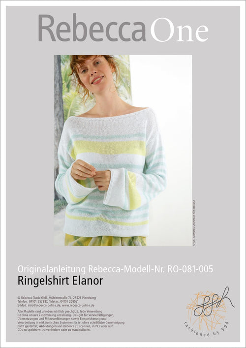 Anleitung - Ringelshirt Elanor | rebecca - online.de