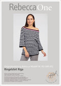 Anleitung - Ringelshirt Riga | rebecca - online.de