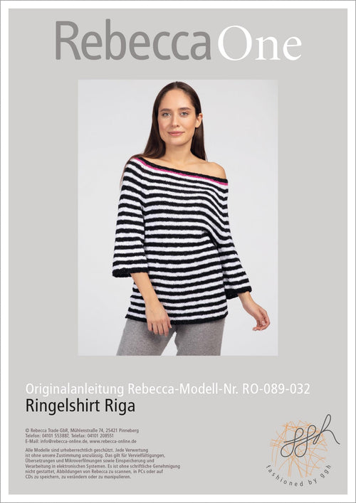 Anleitung - Ringelshirt Riga | rebecca - online.de