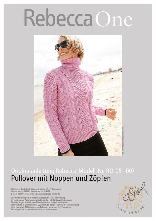 Anleitung - Rollkragenpullover | rebecca - online.de
