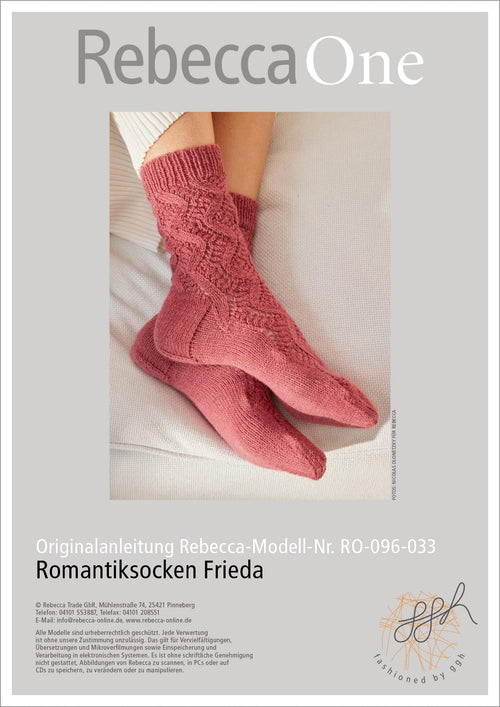 Anleitung - Romantiksocken Frieda | rebecca - online.de