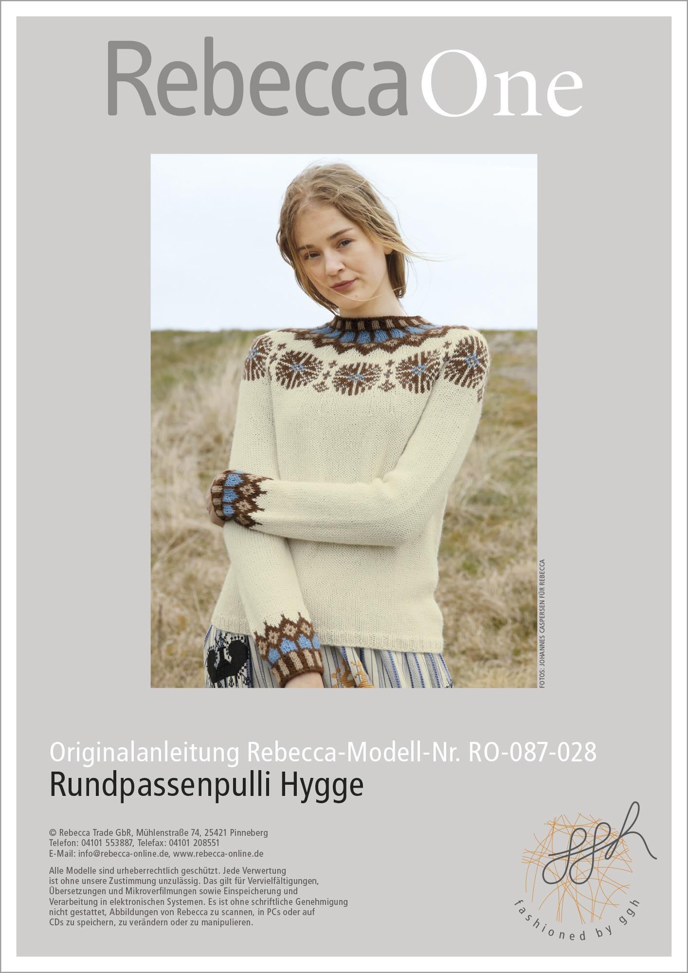 Anleitung - Rundpassenpulli Hygge - Rebecca - Online.de