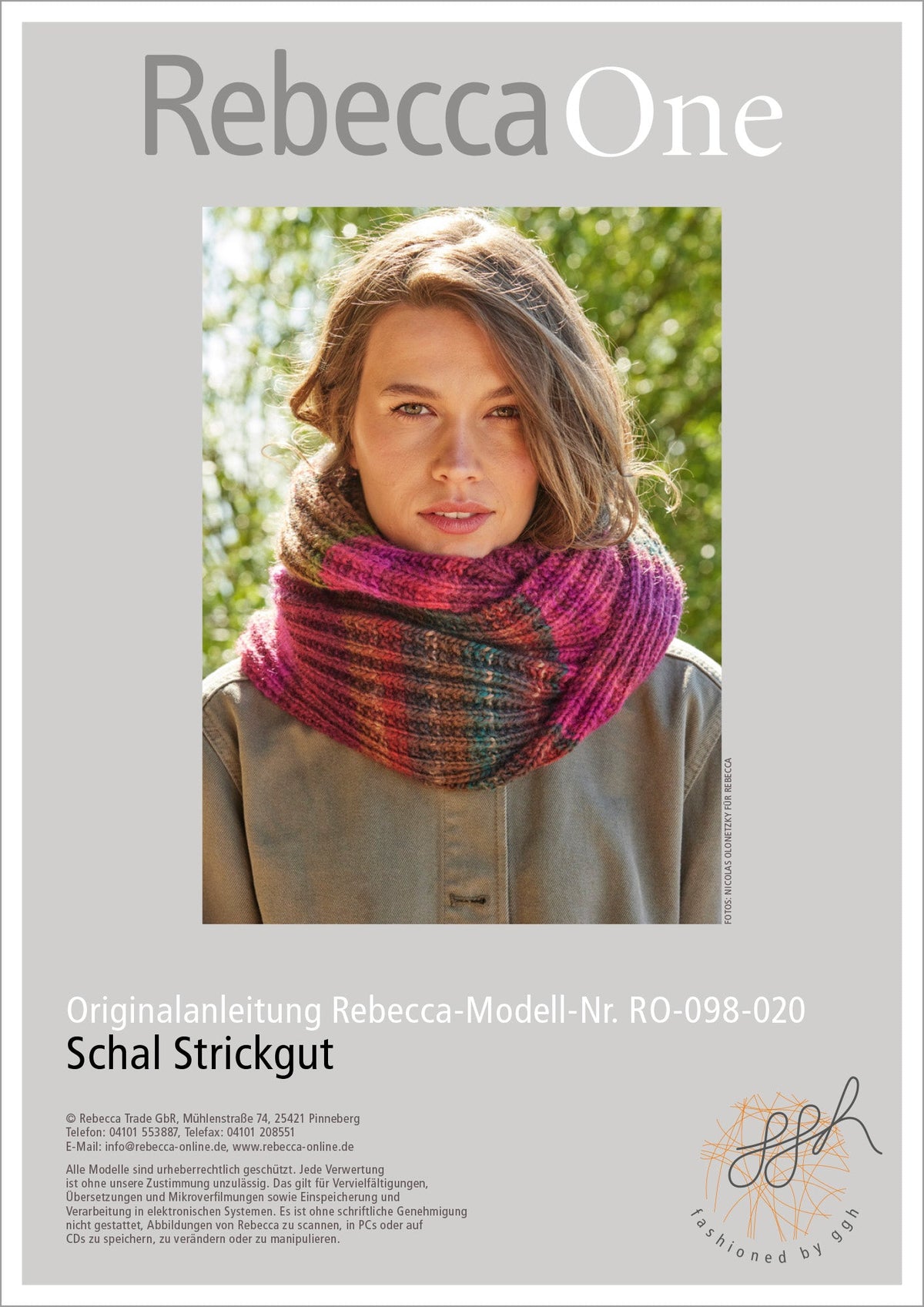 Instructions - Knitted Scarf - rebecca-online.de