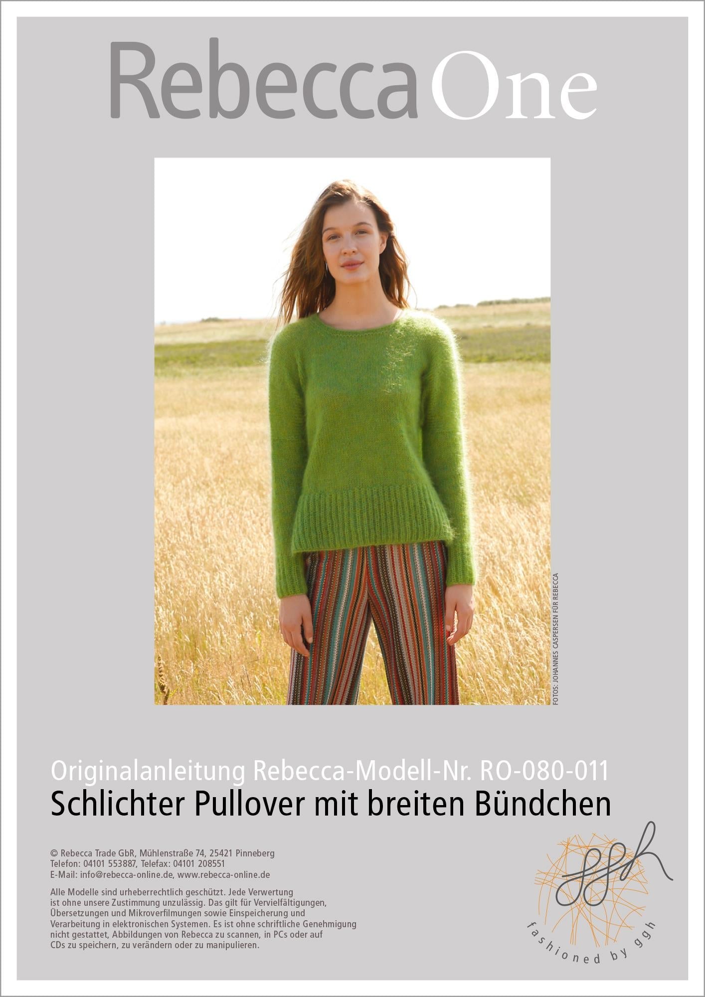 Anleitung - Schlichter Pullover - Rebecca - Online.de
