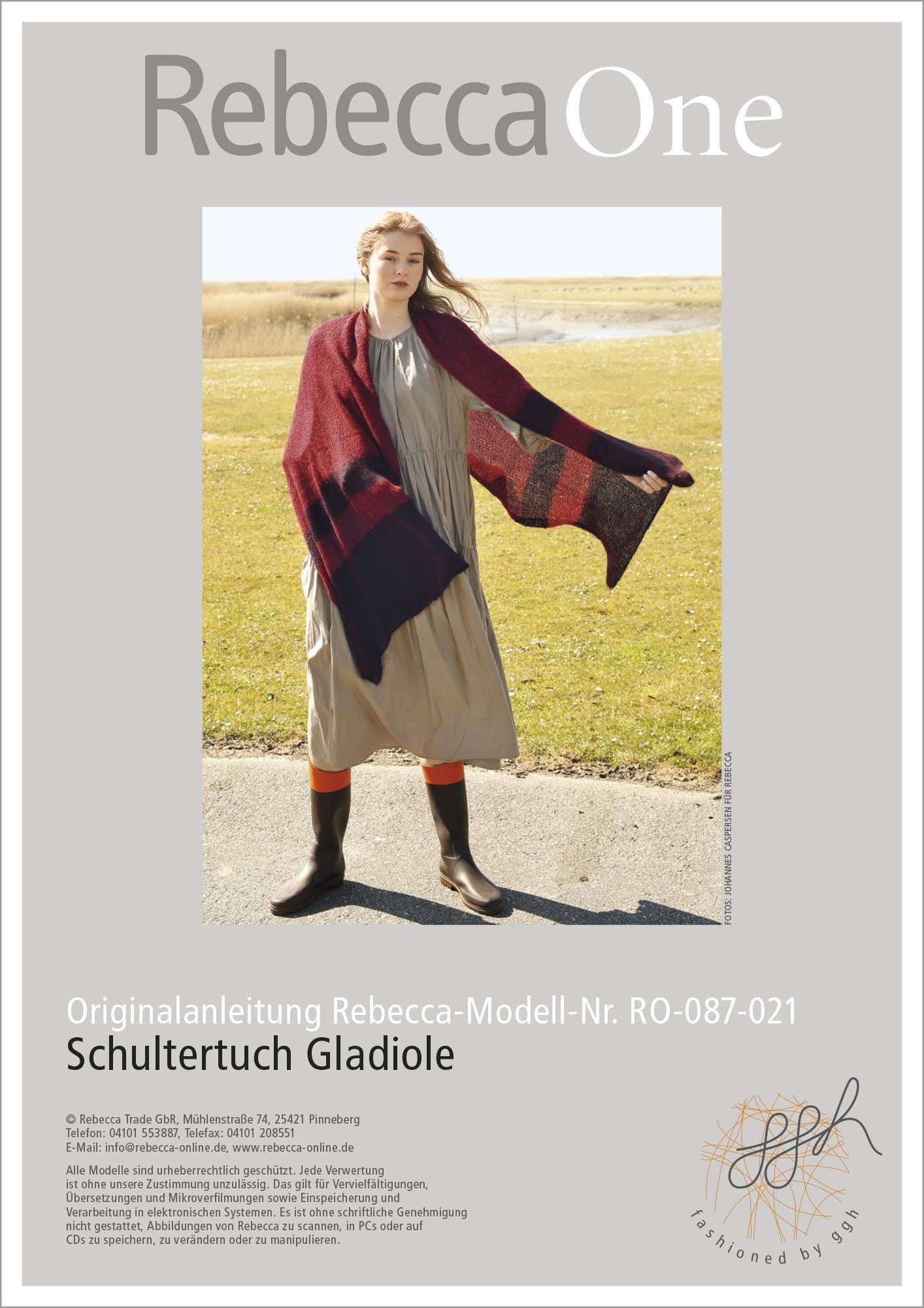 Anleitung - Schultertuch Gladiole - Rebecca - Online.de