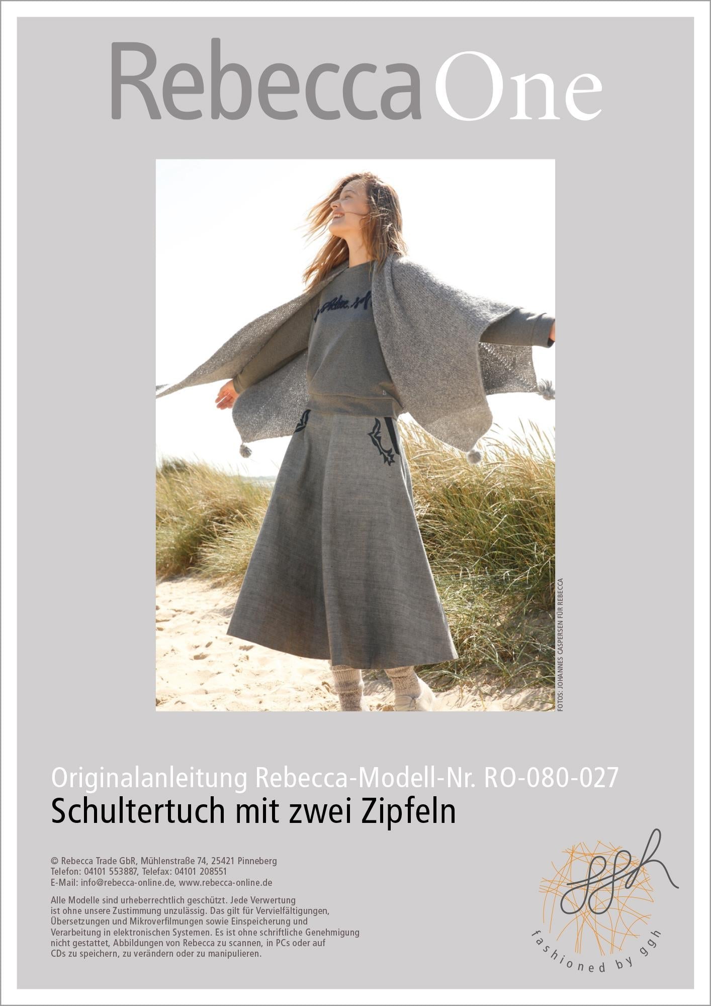 Anleitung - Schultertuch mit zwei Zipfeln - Rebecca - Online.de