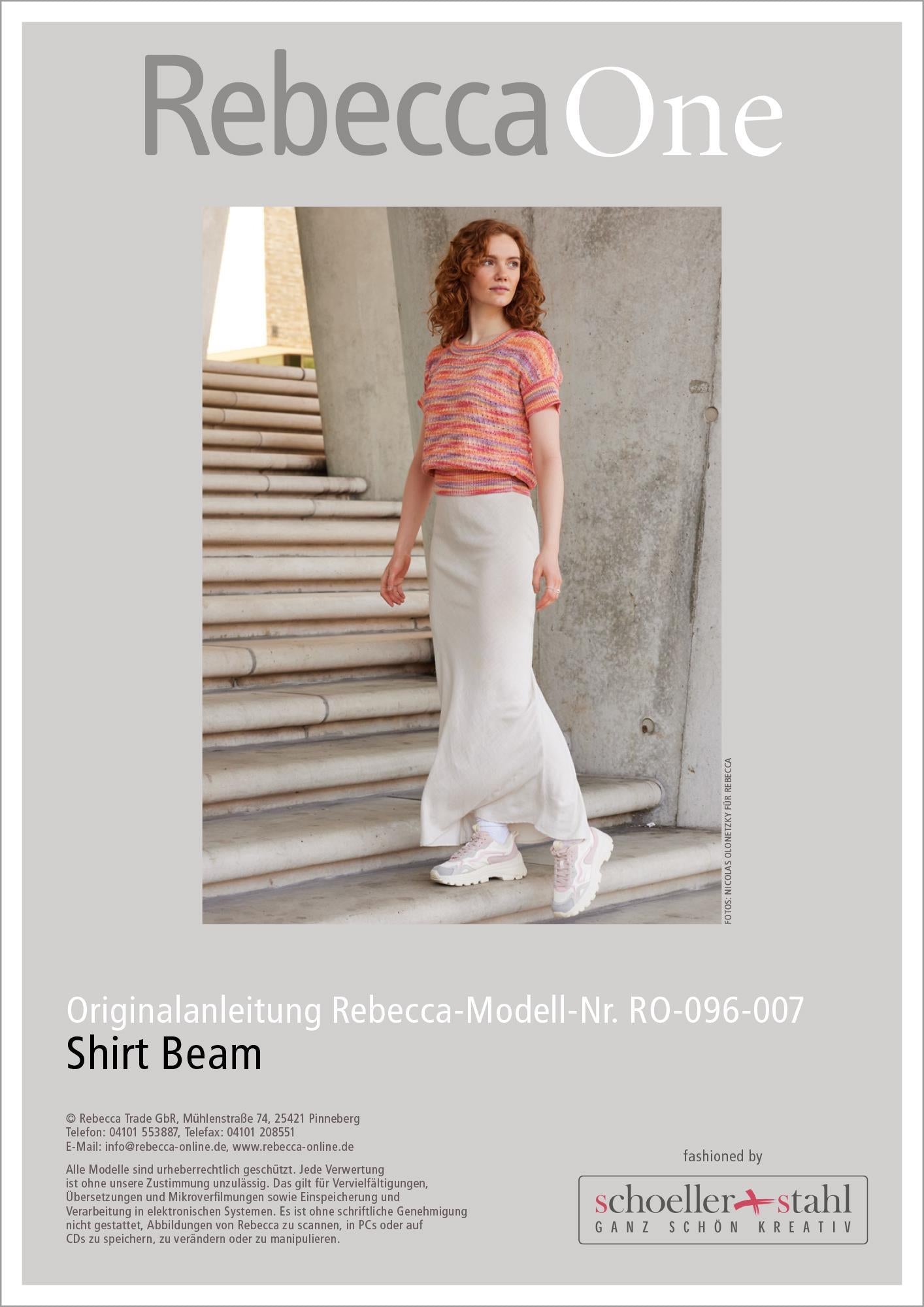 Anleitung - Shirt Beam - Rebecca - Online.de
