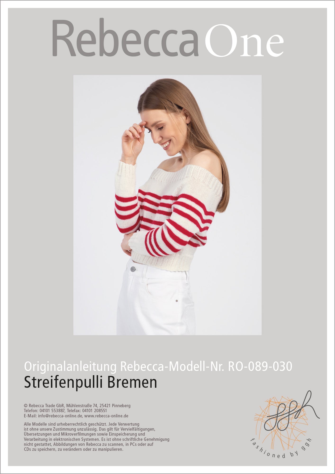 Anleitung - Streifenpulli Bremen - Rebecca - Online.de