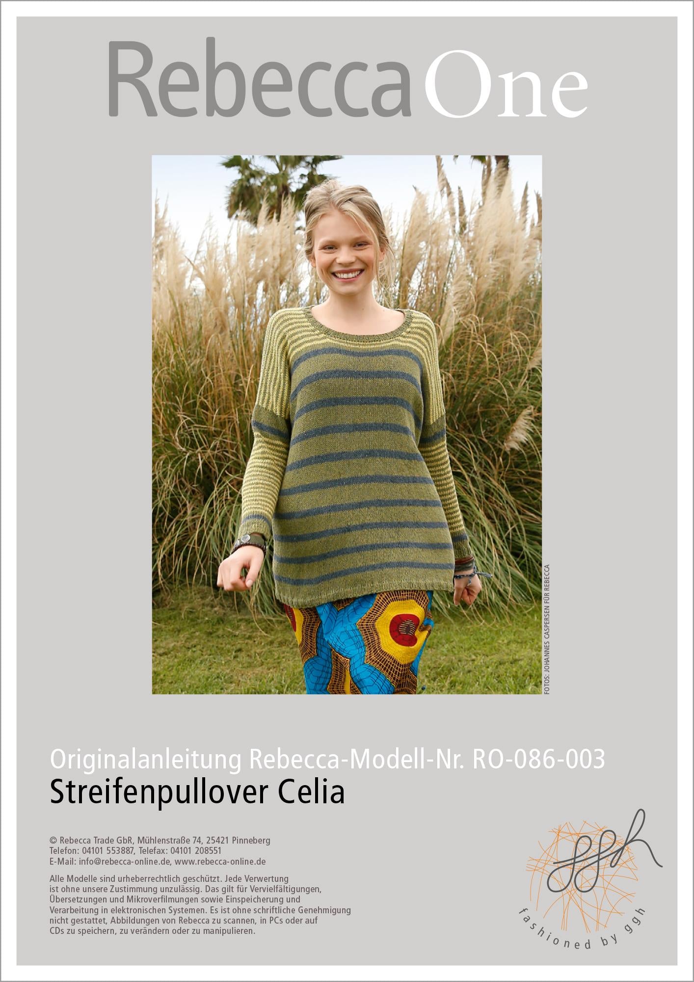 Anleitung: Streifenpullover Celia - Rebecca - Online.de