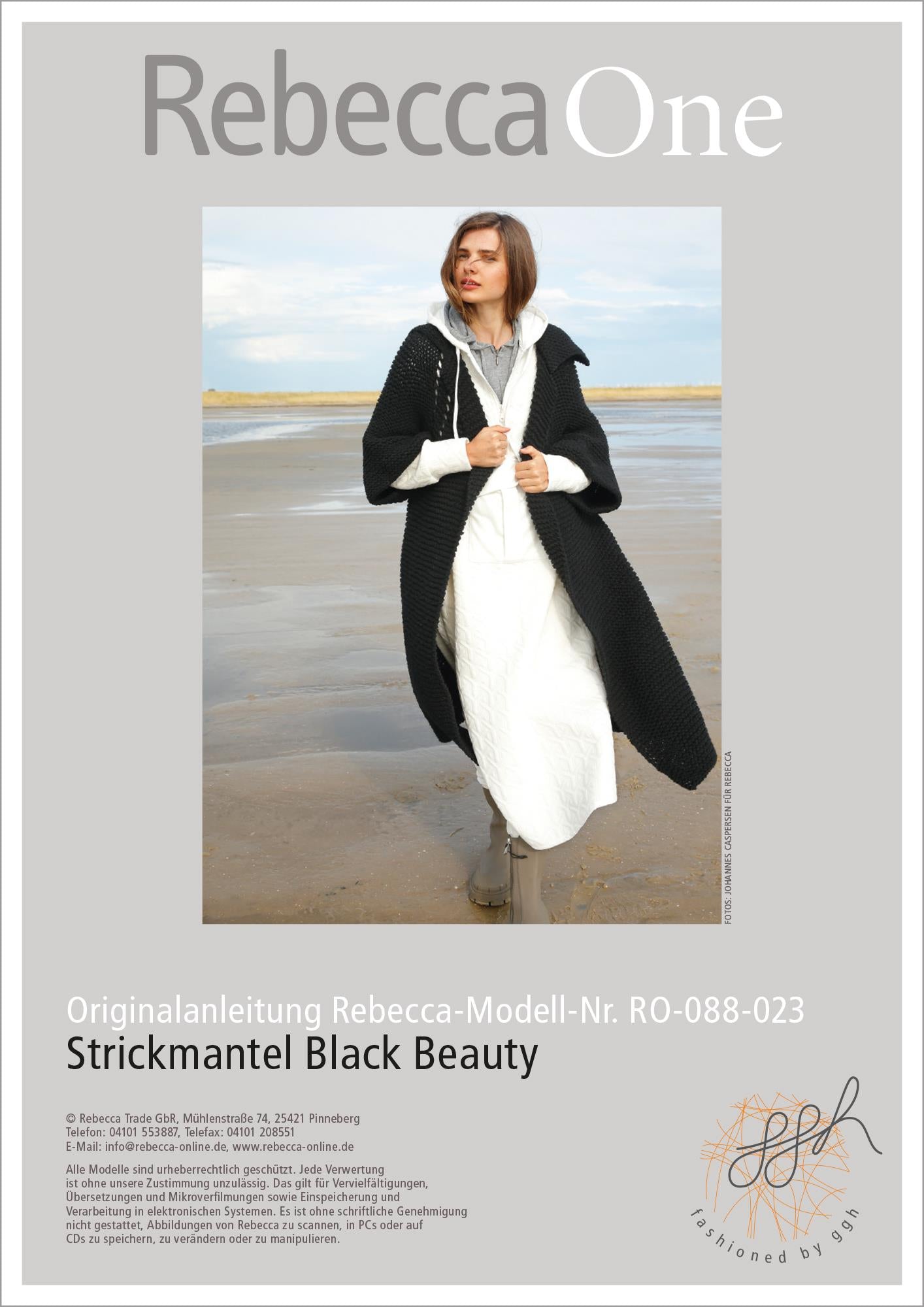 Anleitung - Strickmantel Black Beauty - Rebecca - Online.de