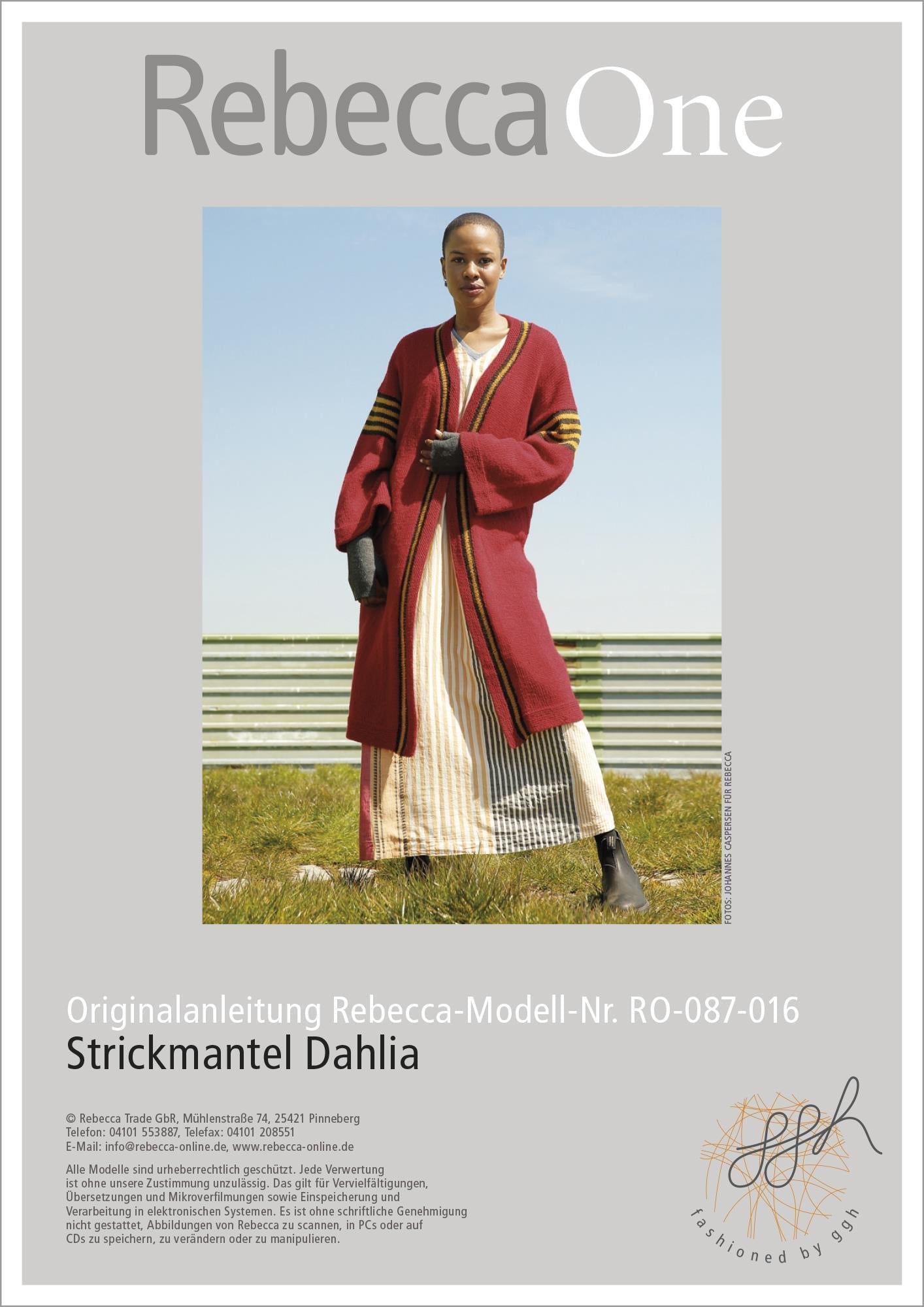 Anleitung - Strickmantel Dahlia - Rebecca - Online.de