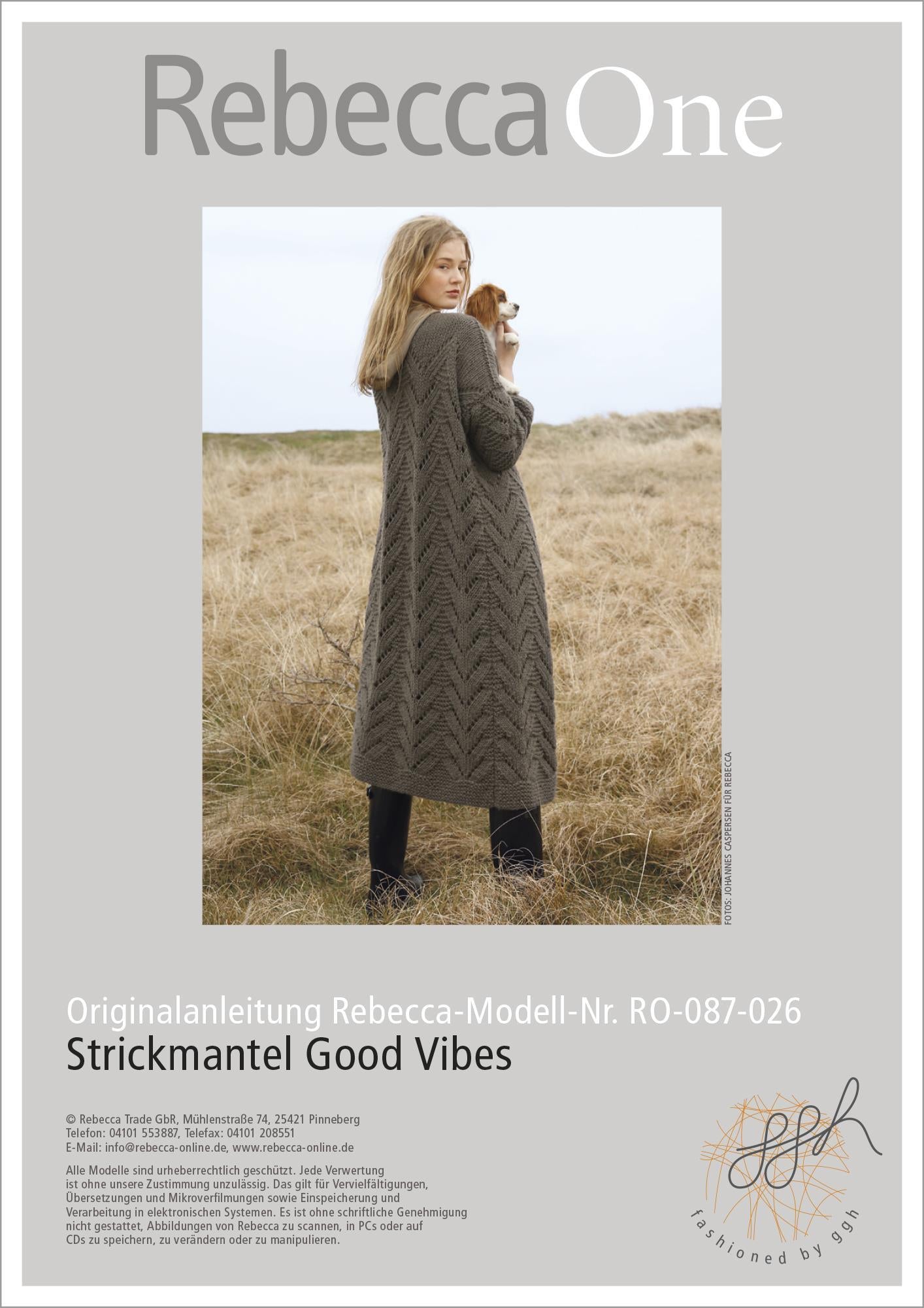 Anleitung - Strickmantel Good Vibes - Rebecca - Online.de