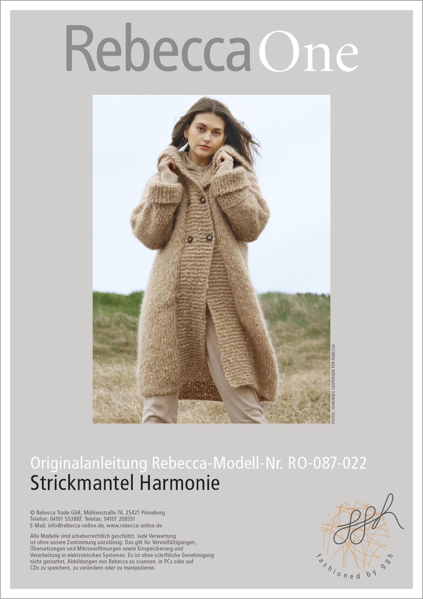 Anleitung - Strickmantel Harmonie - Rebecca - Online.de