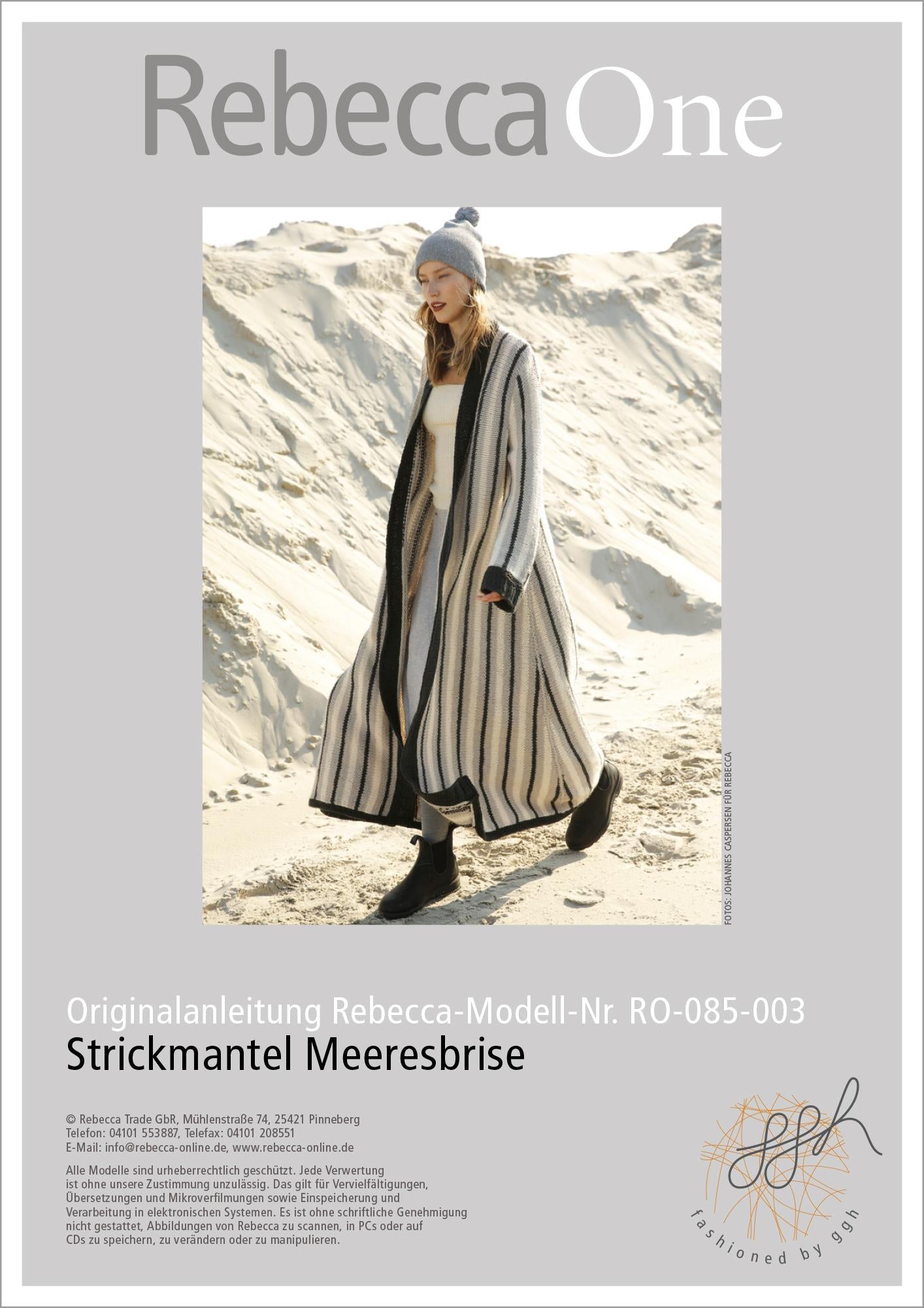 Anleitung - Strickmantel Meeresbrise - Rebecca - Online.de