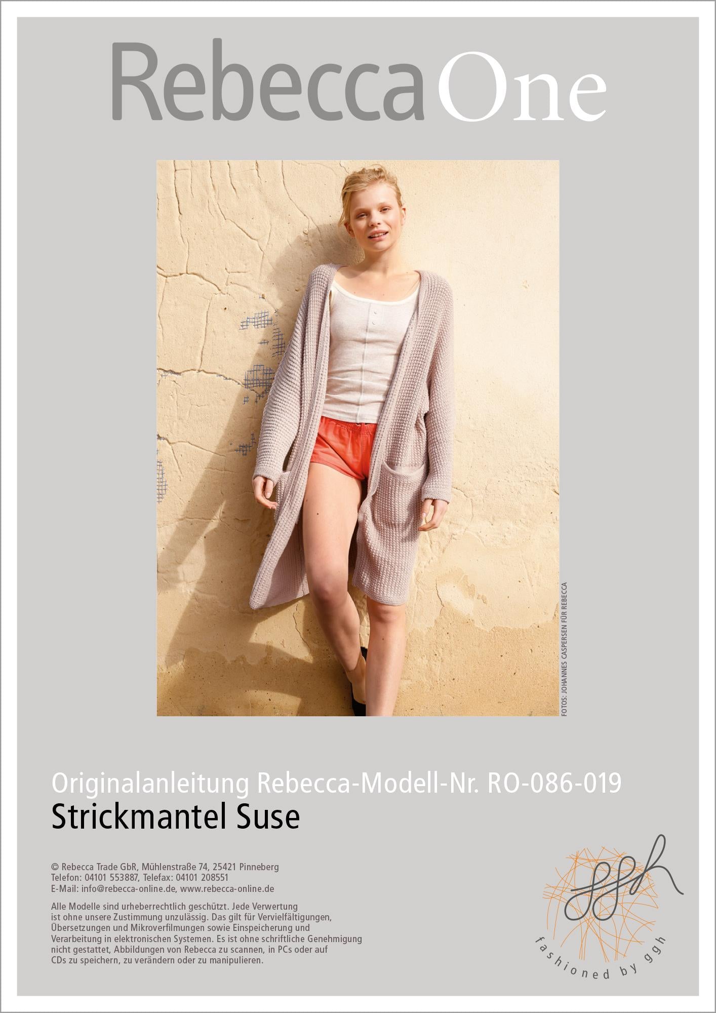 Anleitung: Strickmantel Suse - Rebecca - Online.de