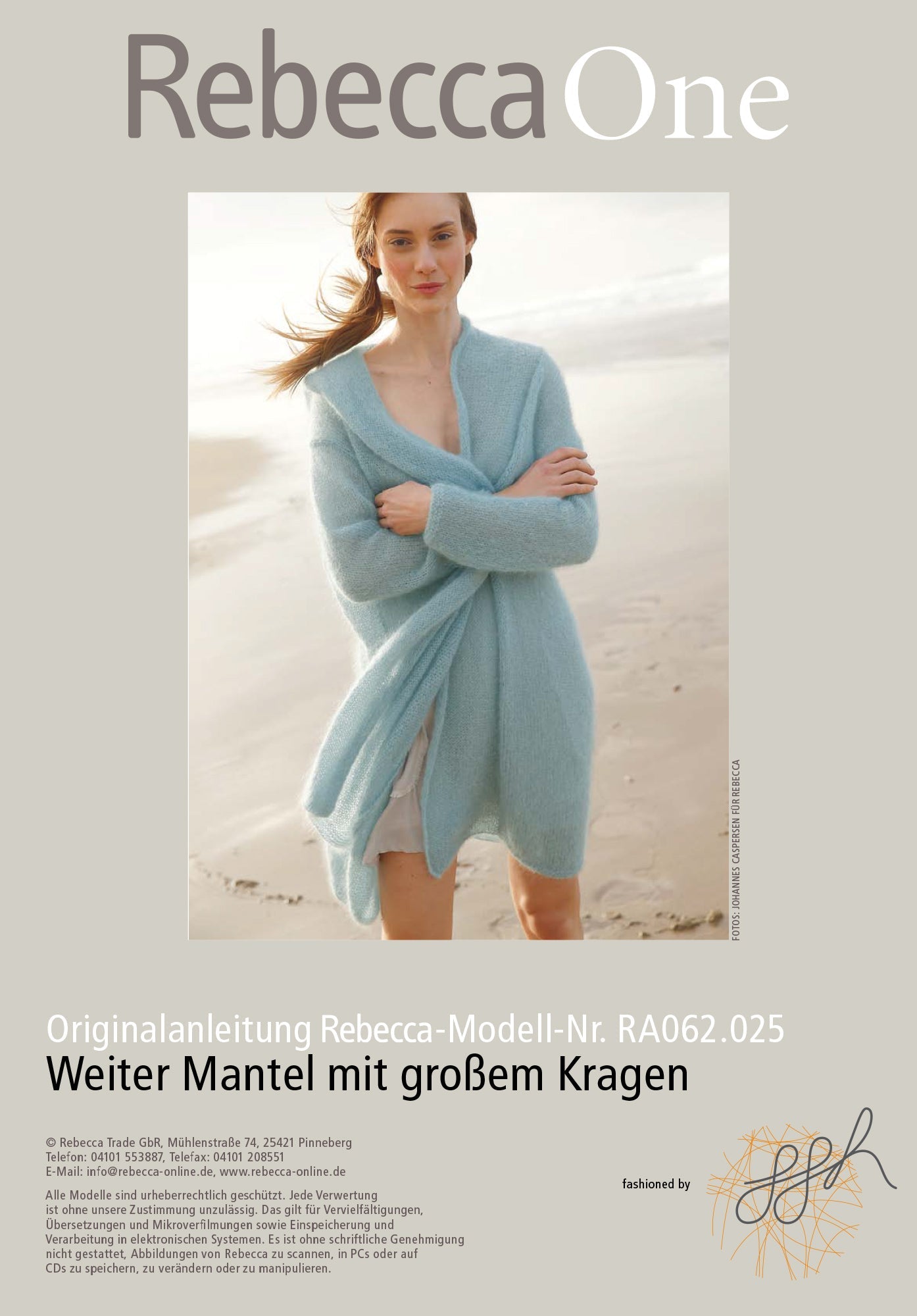Anleitung: Strickmantel Tanja - Rebecca - Online.de