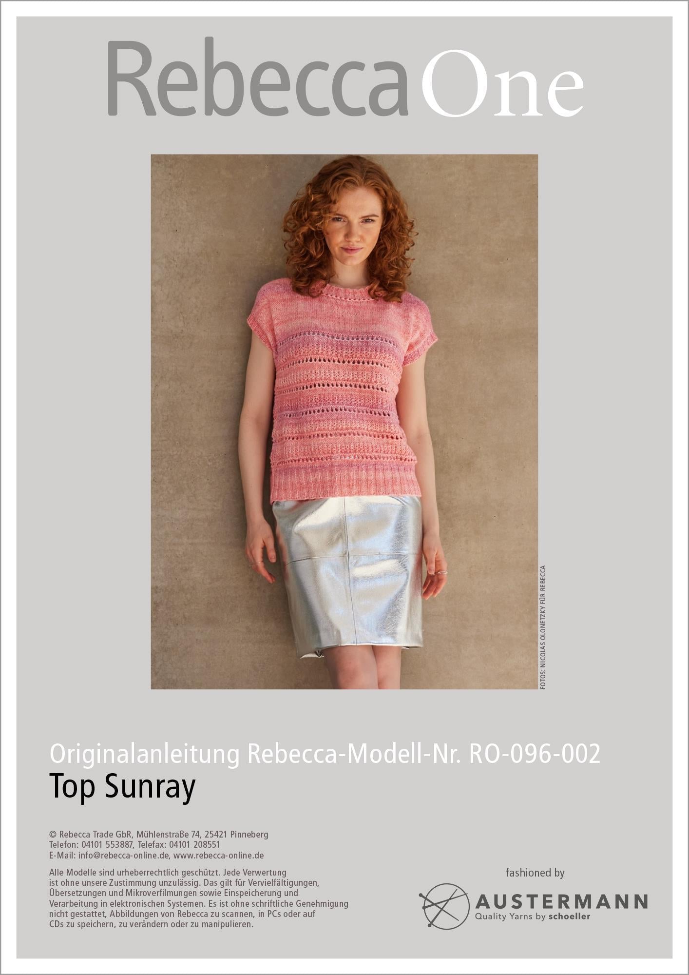 Anleitung - Top Sunray - Rebecca - Online.de