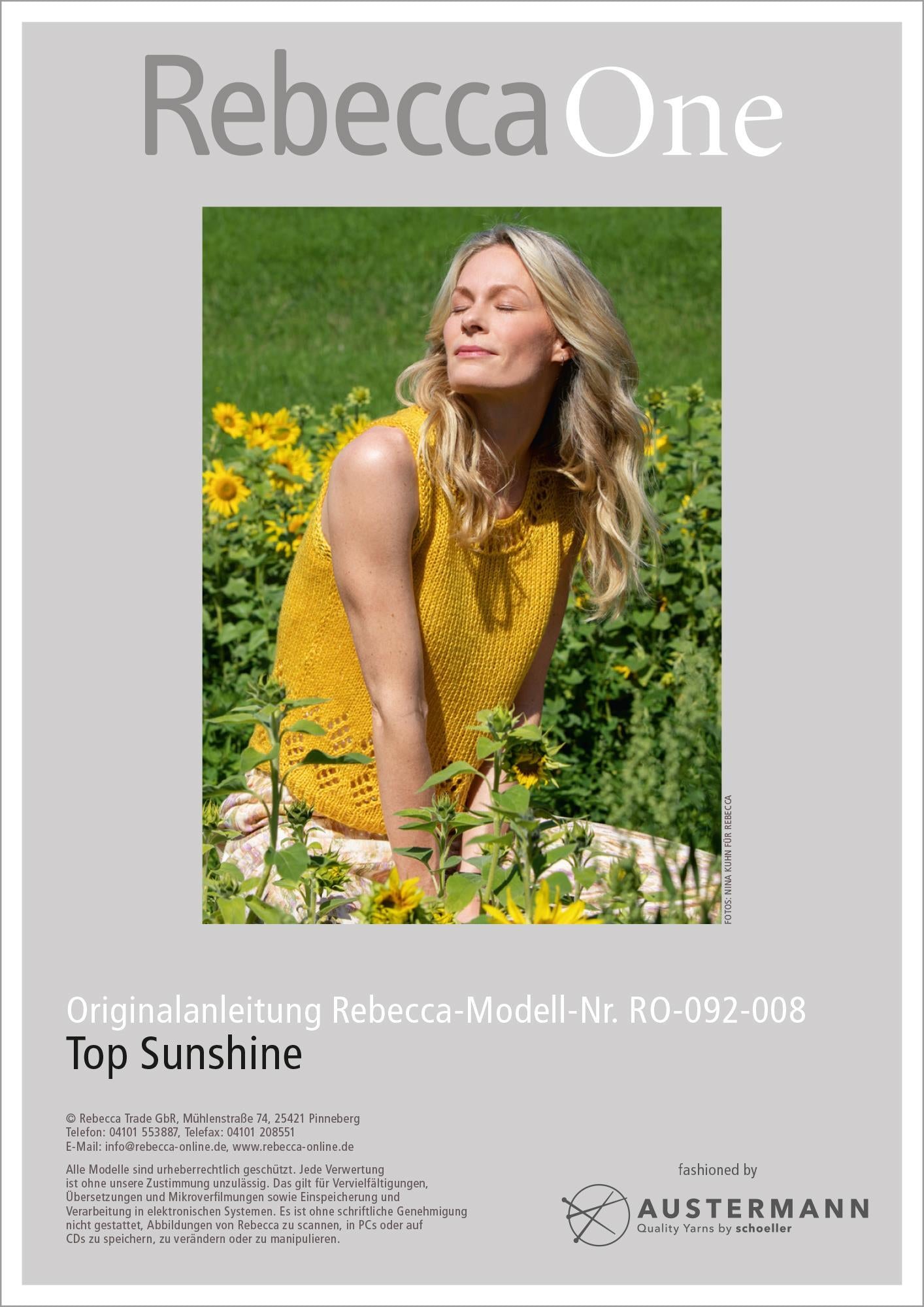 Anleitung - Top Sunshine - Rebecca - Online.de