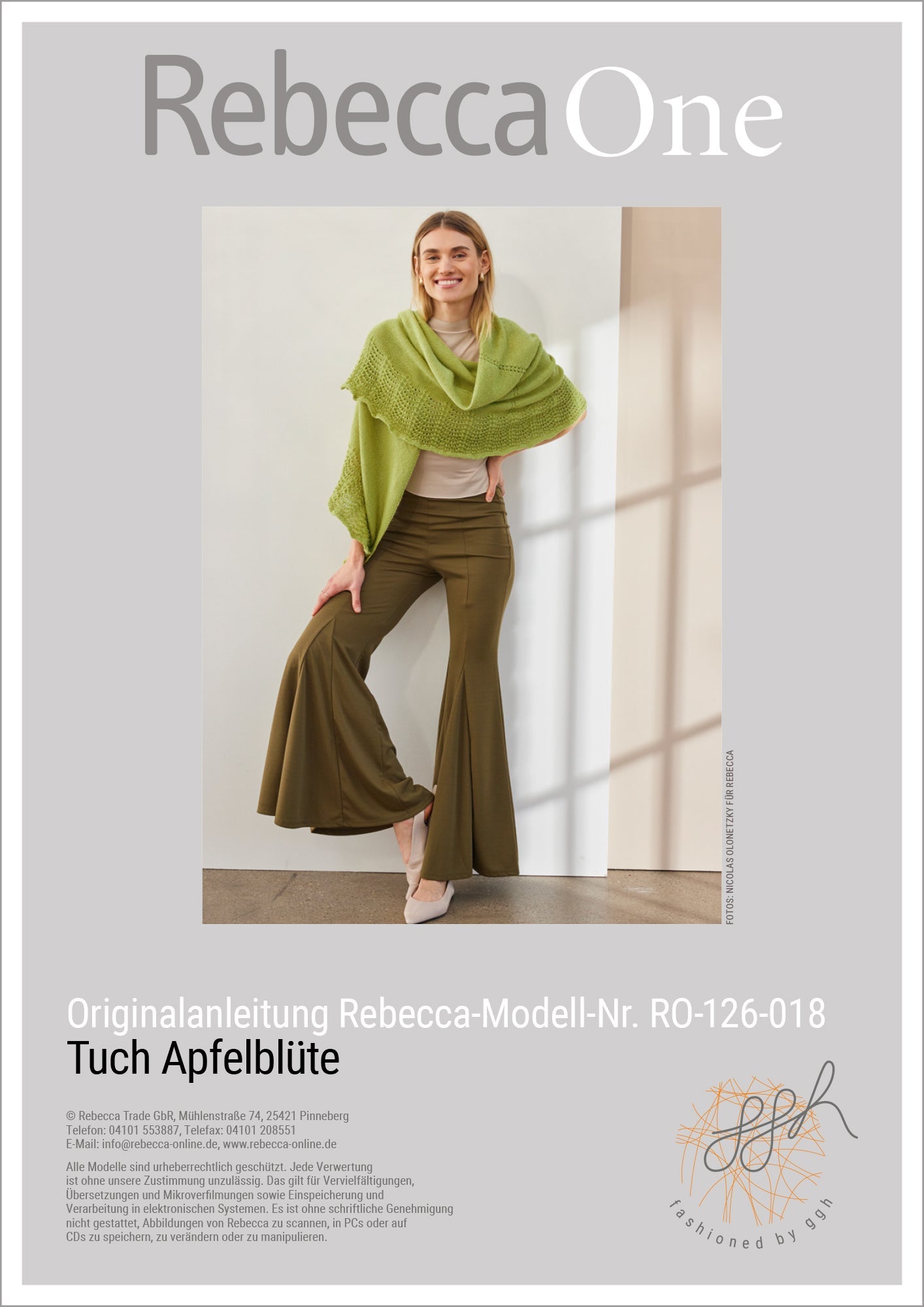 Anleitung: Tuch Apfelblüte | rebecca - online.de