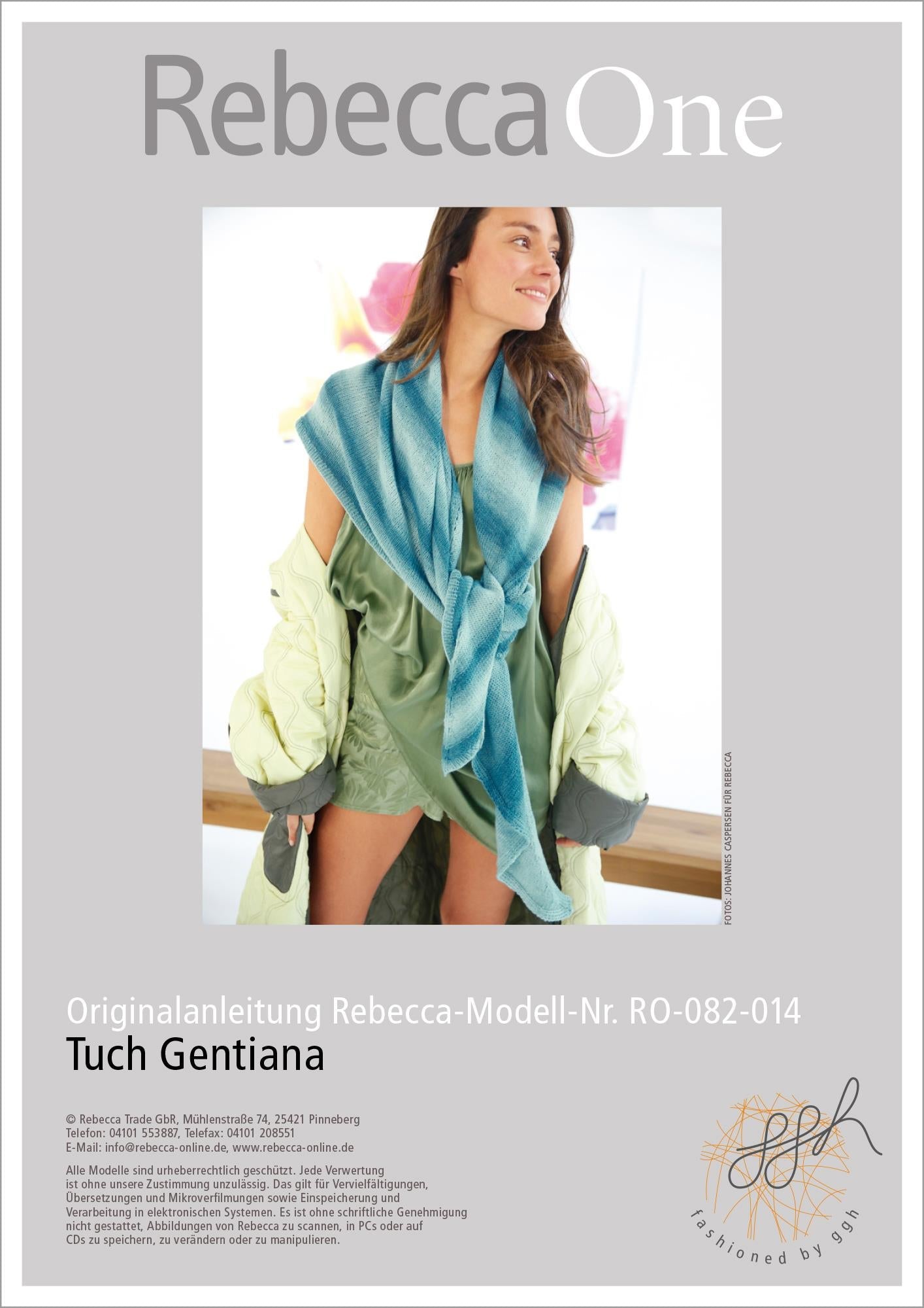 Anleitung - Tuch Gentiana - Rebecca - Online.de