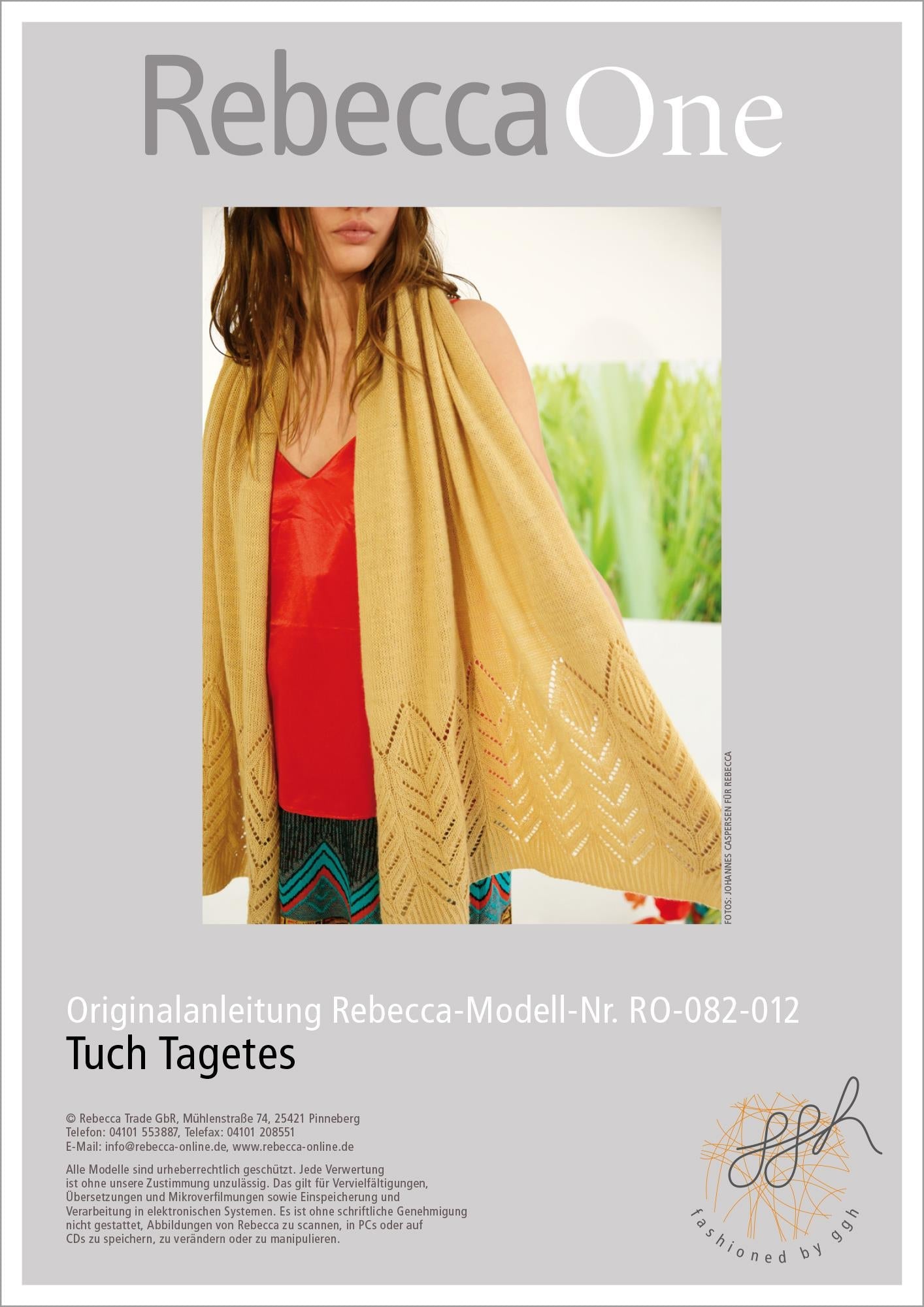 Anleitung - Tuch Tagetes - Rebecca - Online.de