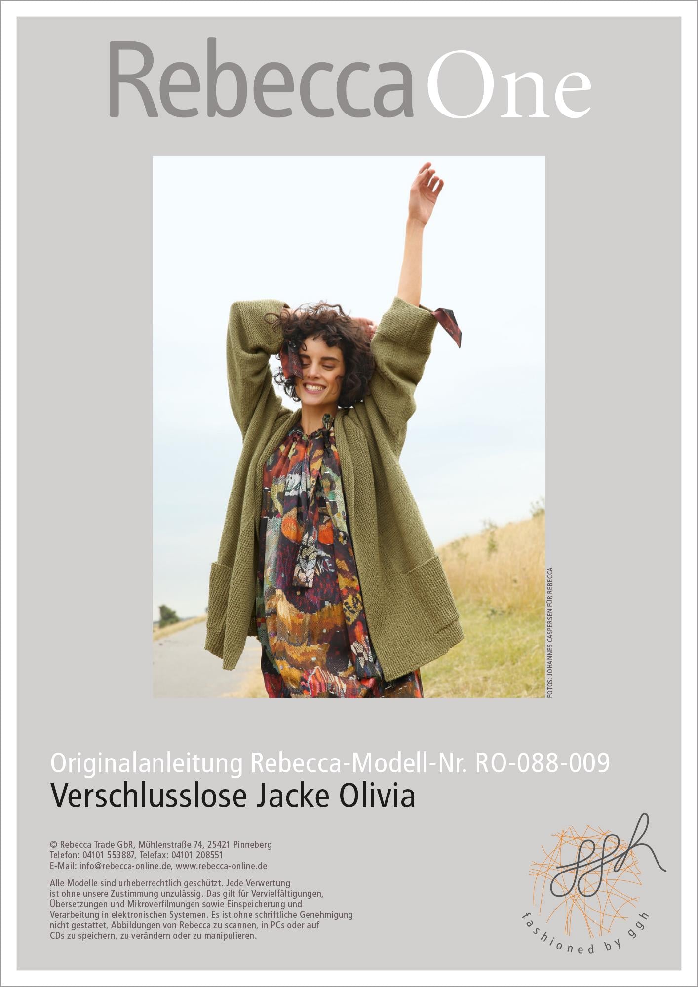 Anleitung - Verschlusslose Jacke Olivia - Rebecca - Online.de