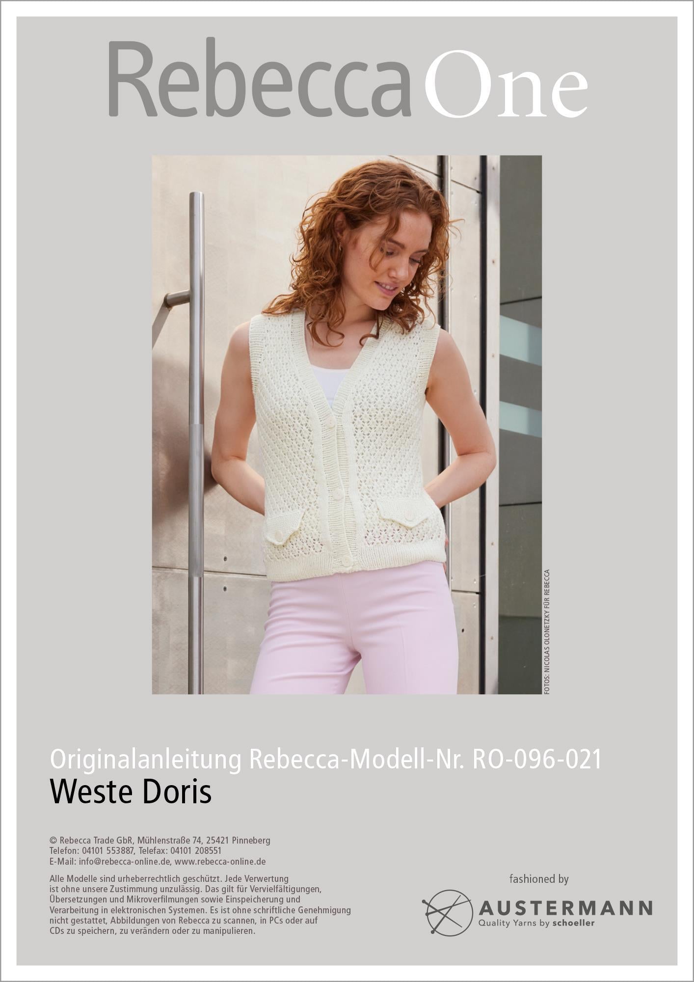 Anleitung - Weste Doris - Rebecca - Online.de