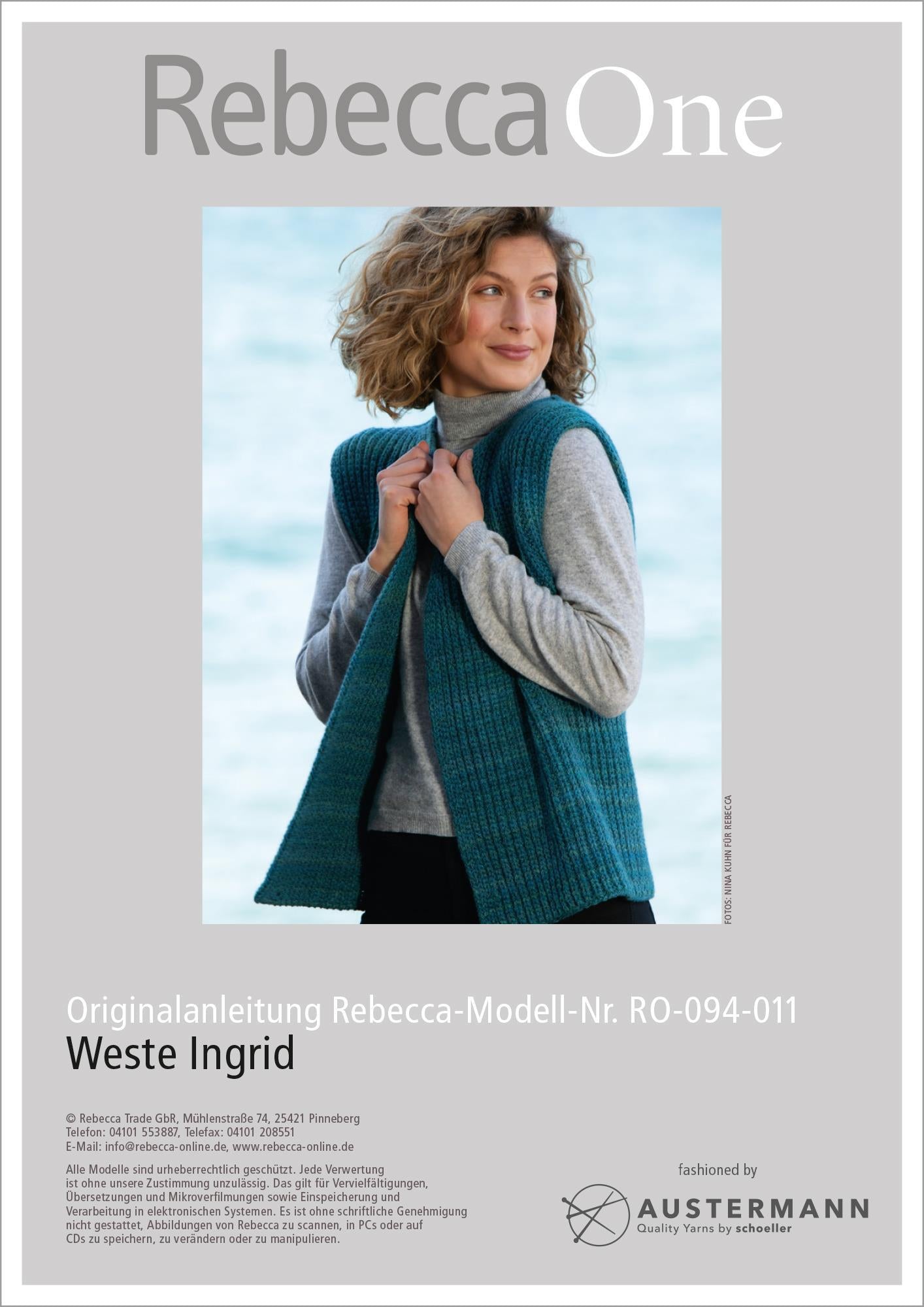 Anleitung - Weste Ingrid - Rebecca - Online.de