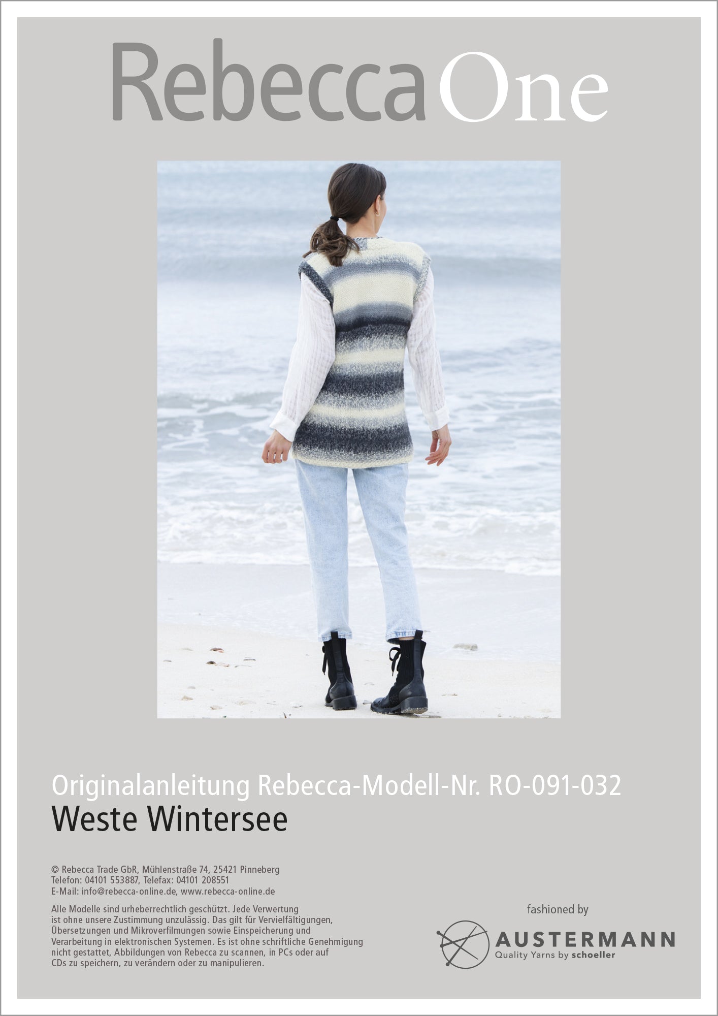 Anleitung - Weste Wintersee - Rebecca - Online.de