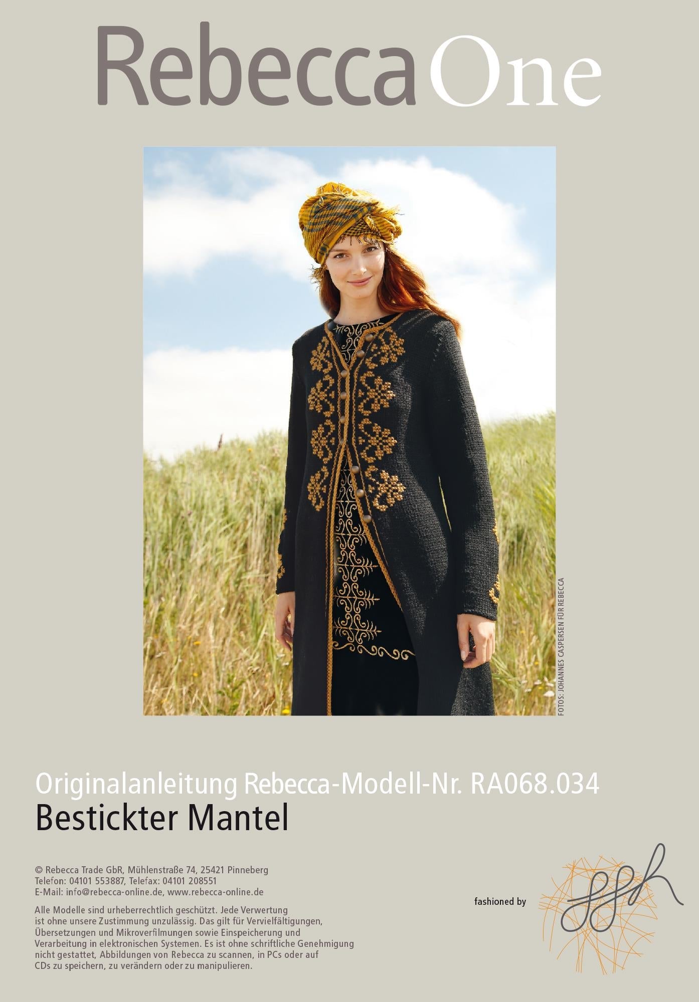 Bestickter Mantel - Rebecca - Online.de