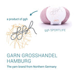 GGH Lacy | Merinowolle mit Seide | 25g - 170m | 015 - Pastell Rosa