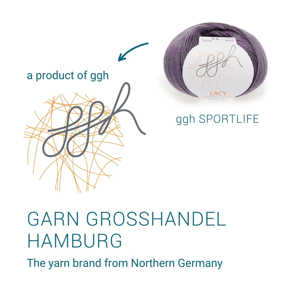 GGH Lacy | Merinowolle mit Seide | 25g - 170m | 024 - Mauve