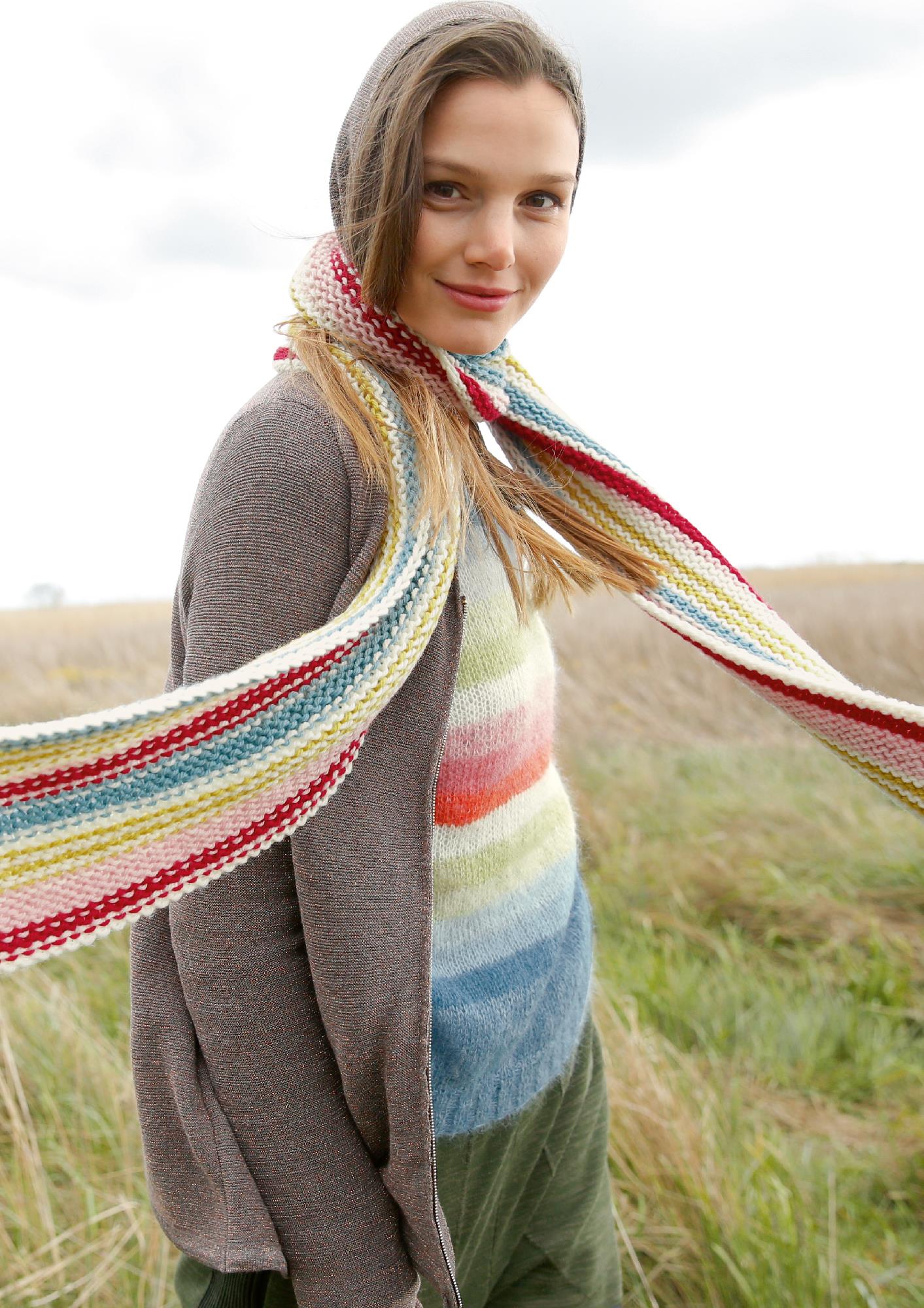 Bunter Streifenpullover | rebecca-online.de
