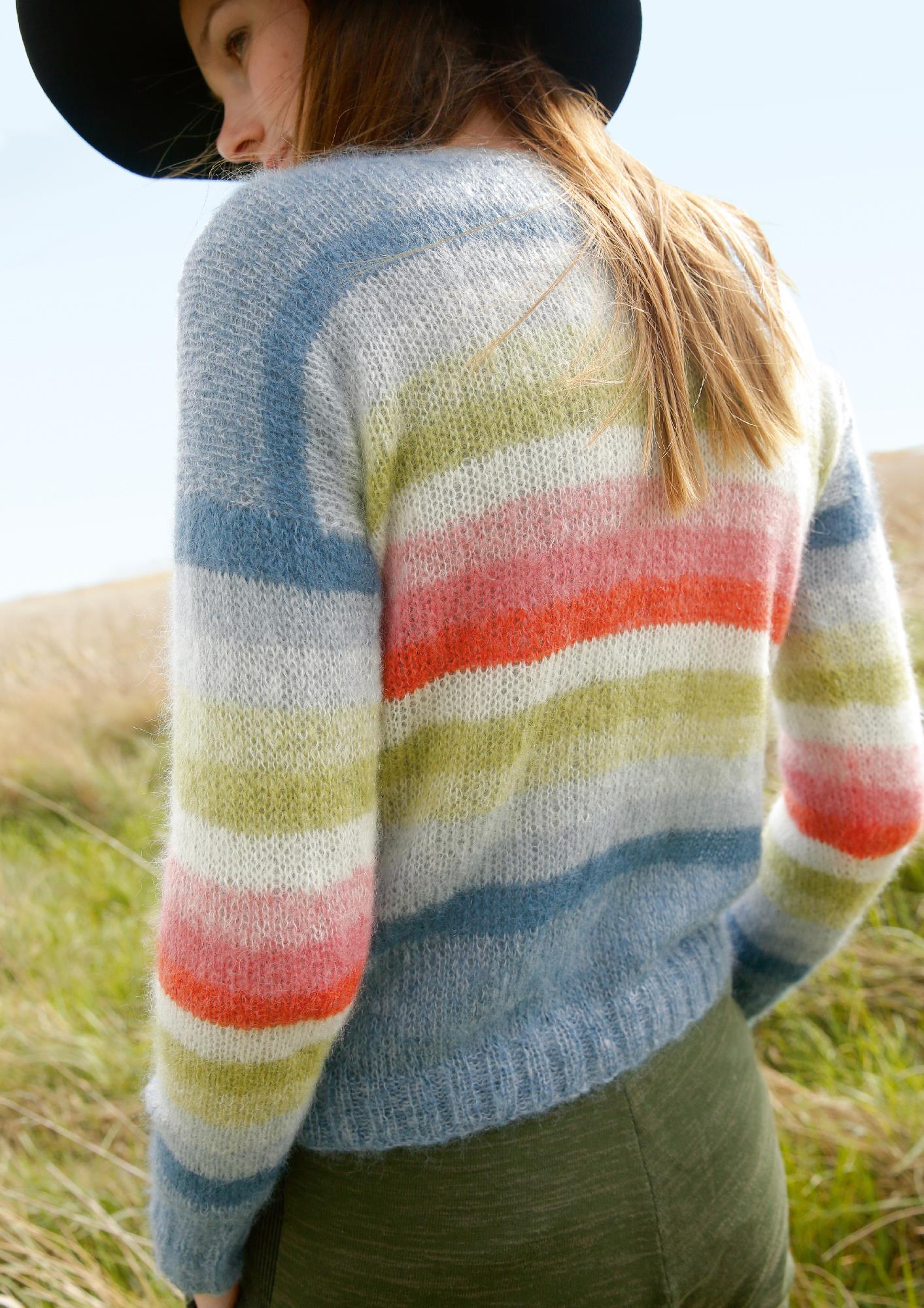 Bunter Streifenpullover | rebecca-online.de