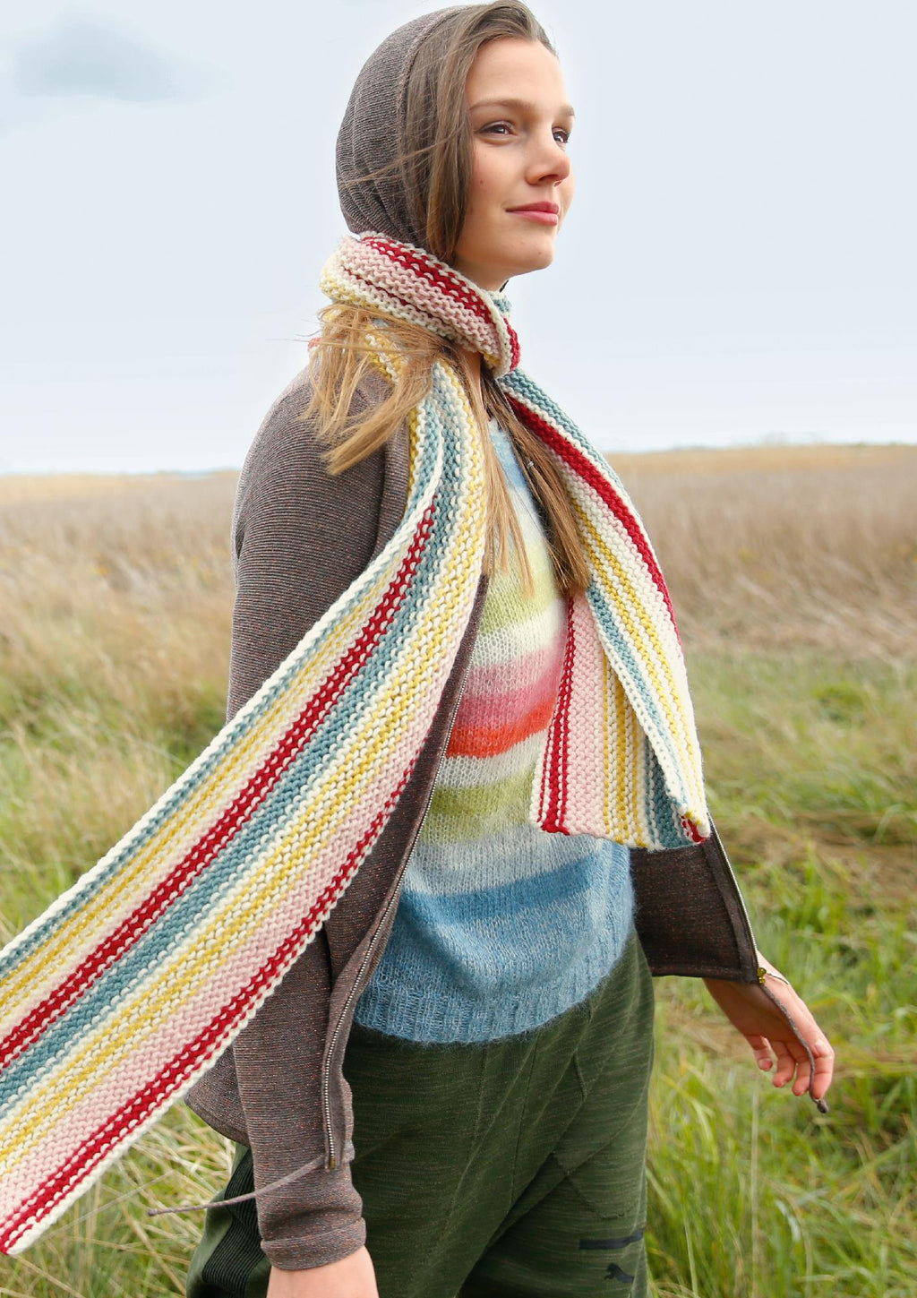 Bunter Streifenpullover | rebecca-online.de