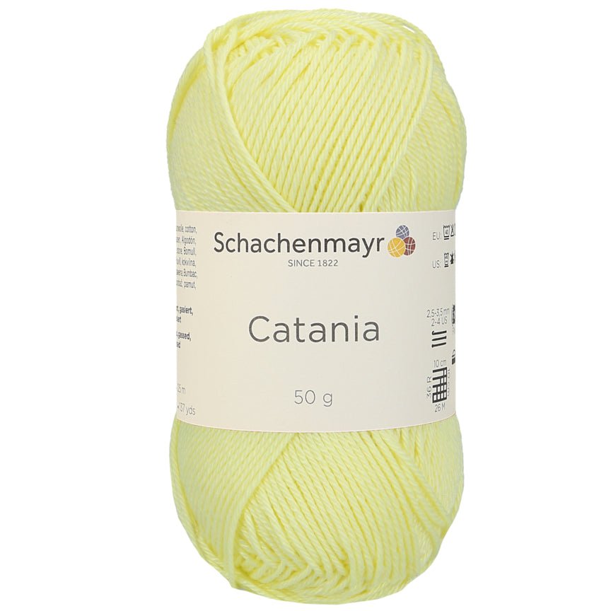Catania | Baumwolle | 125m/50g | Farbe 100 - Mimose | rebecca-online.de