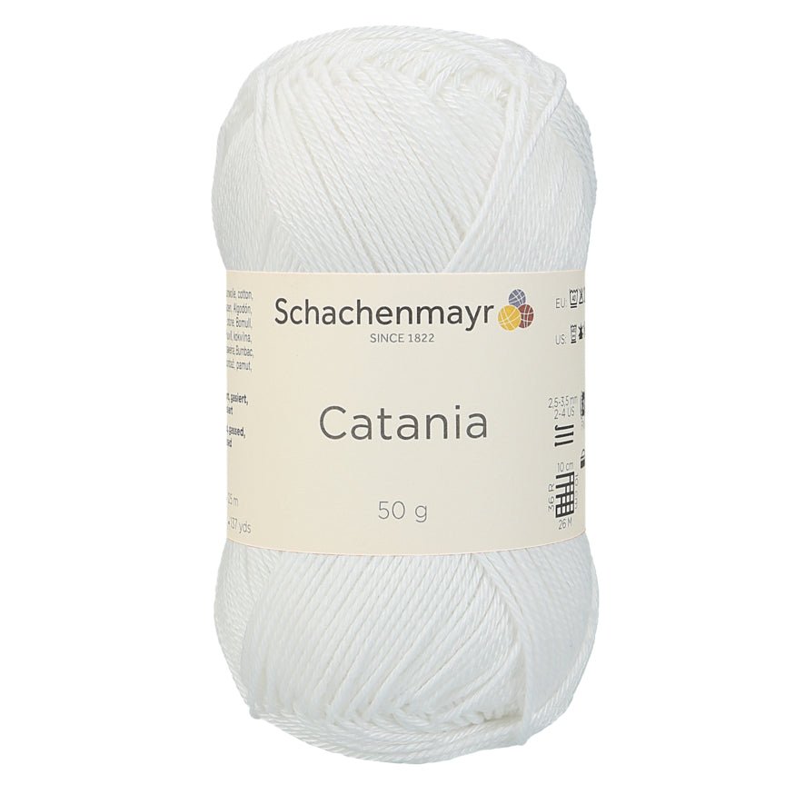 Catania | Baumwolle | 125m/50g | Farbe 106 - Weiß | rebecca-online.de