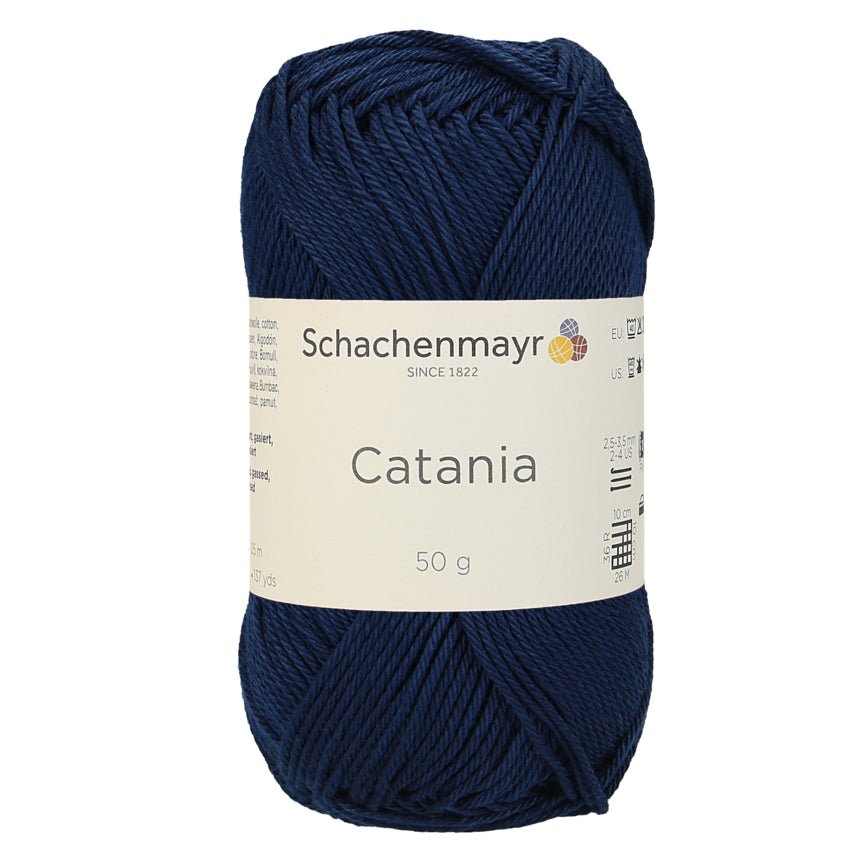 Catania | Baumwolle | 125m/50g | Farbe 124 - Marine | rebecca-online.de
