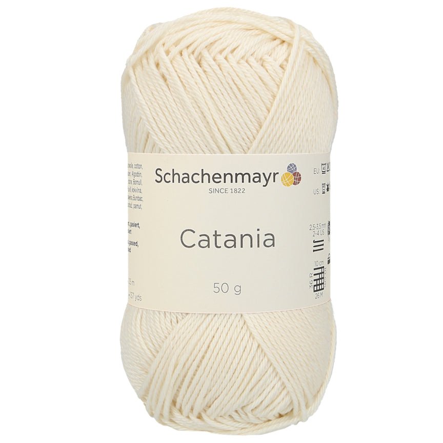 Catania | Baumwolle | 125m/50g | Farbe 130 - Creme | rebecca-online.de