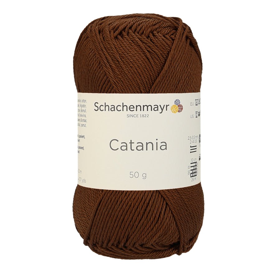 Catania | Baumwolle | 125m/50g | Farbe 157 - Marone | rebecca-online.de