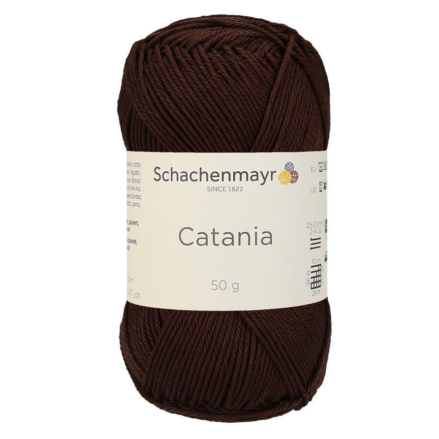 Catania | Baumwolle | 125m/50g | Farbe 162 - Kaffee | rebecca-online.de