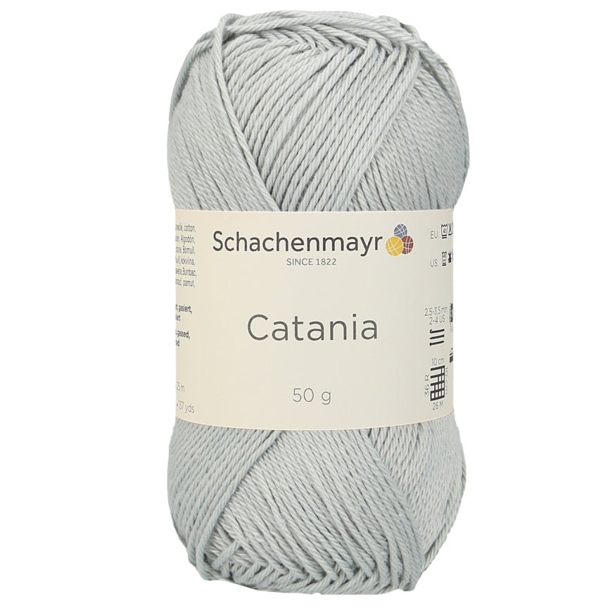 Catania | Baumwolle | 125m/50g | Farbe 172 - Silber | rebecca-online.de
