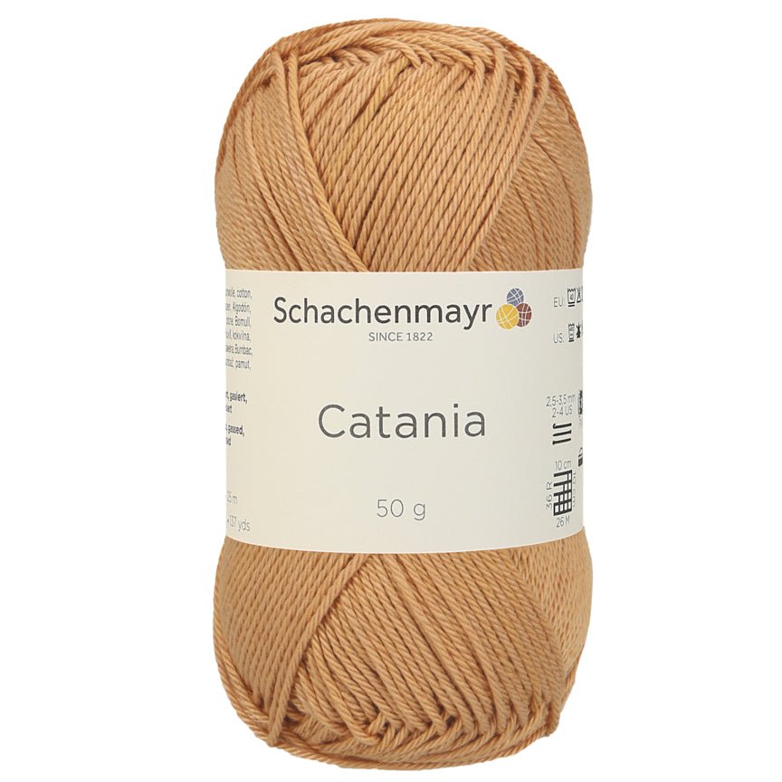 Catania | Baumwolle | 125m/50g | Farbe 179 - Camel | rebecca-online.de