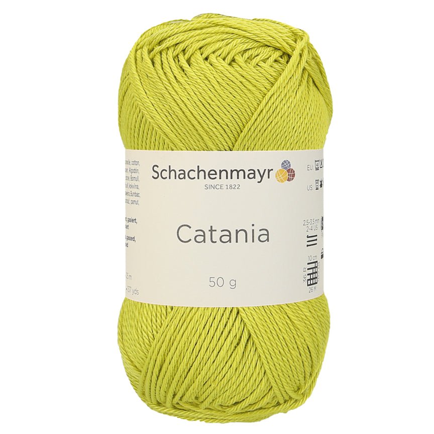 Catania | Baumwolle | 125m/50g | Farbe 245 - Anis | rebecca-online.de